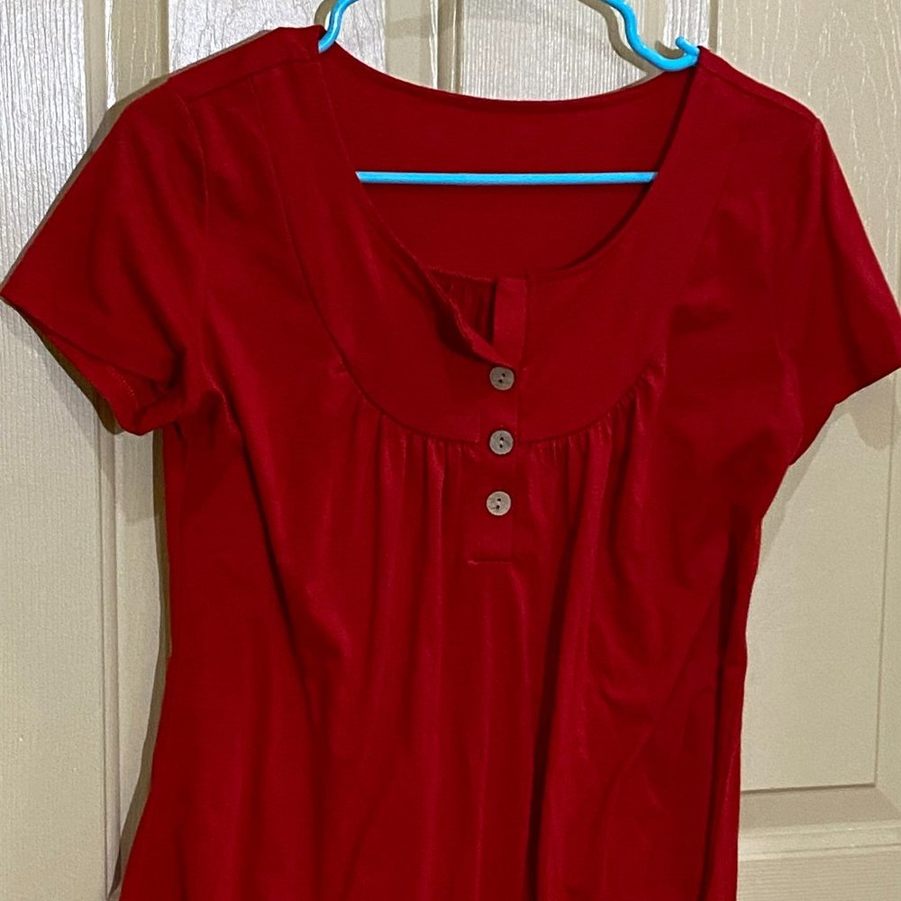 Mystry Zone small red blouse